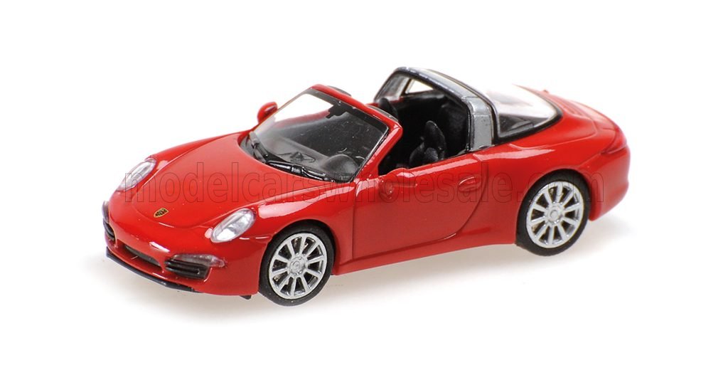 1:87 PORSCHE 911 991 Targa Cabriolet Open (2014), Red - 870068041