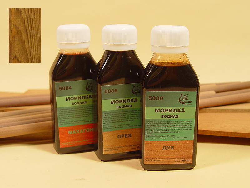 Морилка водная Дуб, 100 мл - 5080