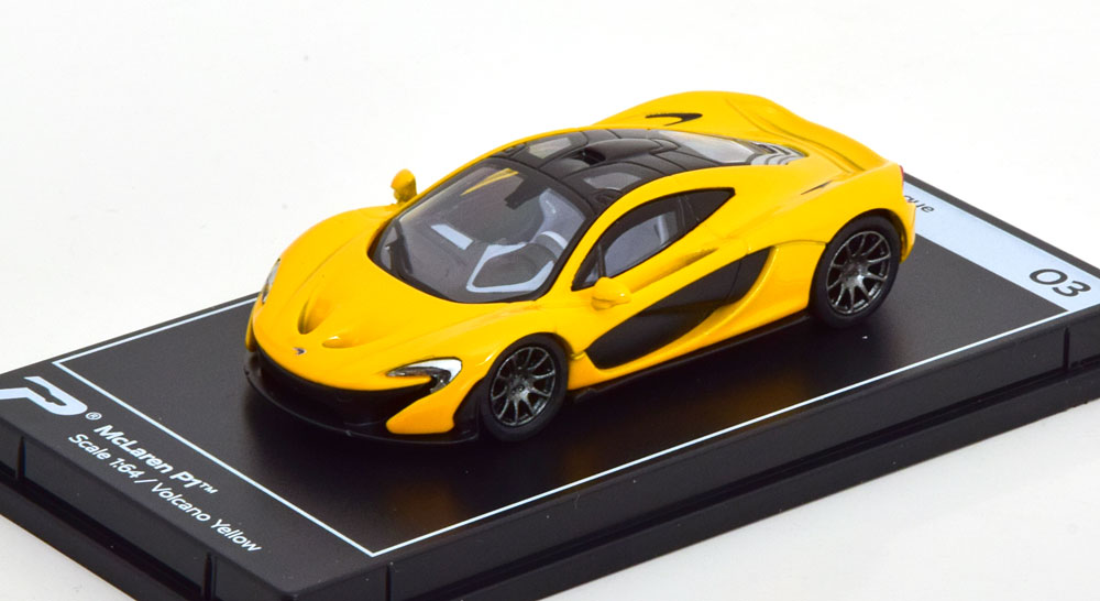 1:64 MCLAREN P1 (2013-2015), yellow metallic black - No03