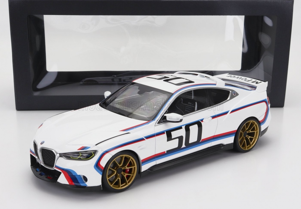 1:18 BMW 3.0 Csl Coupe Team Bmw Motorsport №50 Jahre M Power (2022), White - 80432864218