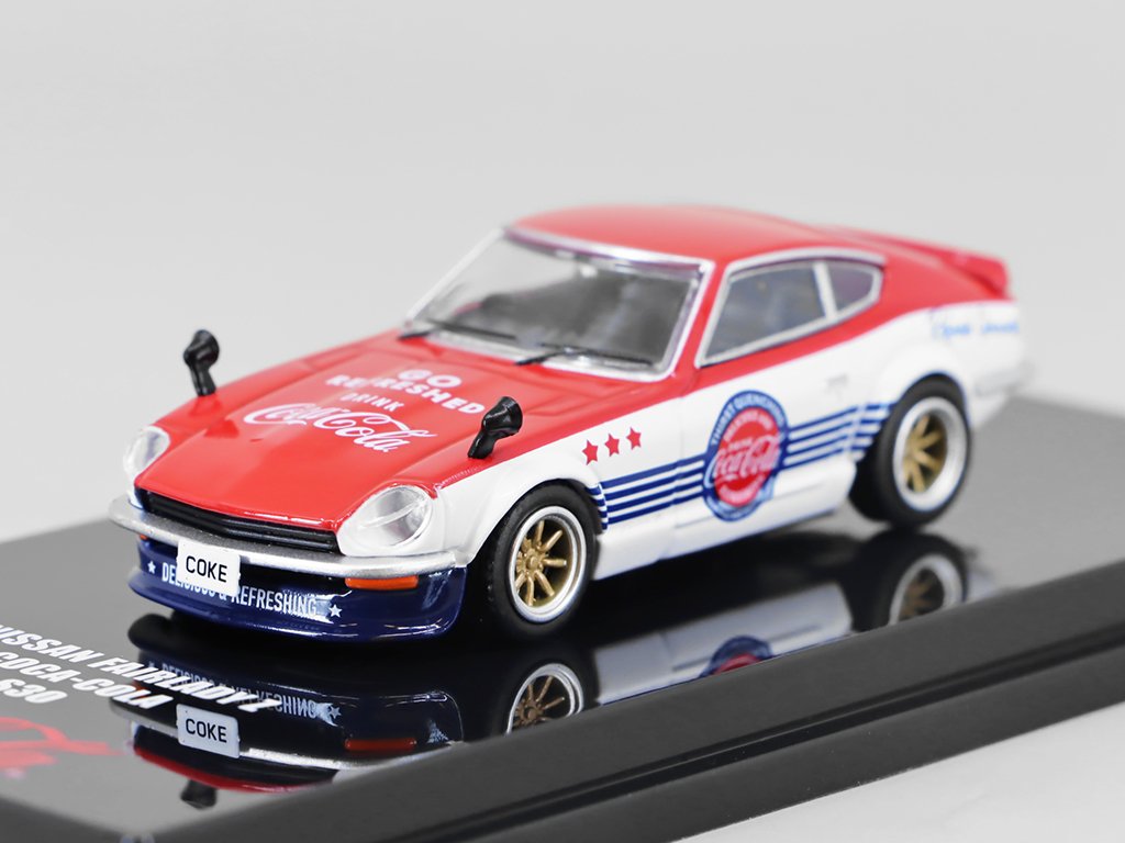 1:64 NISSAN Fairlady Z Coca-Cola S30 - COKE059-A