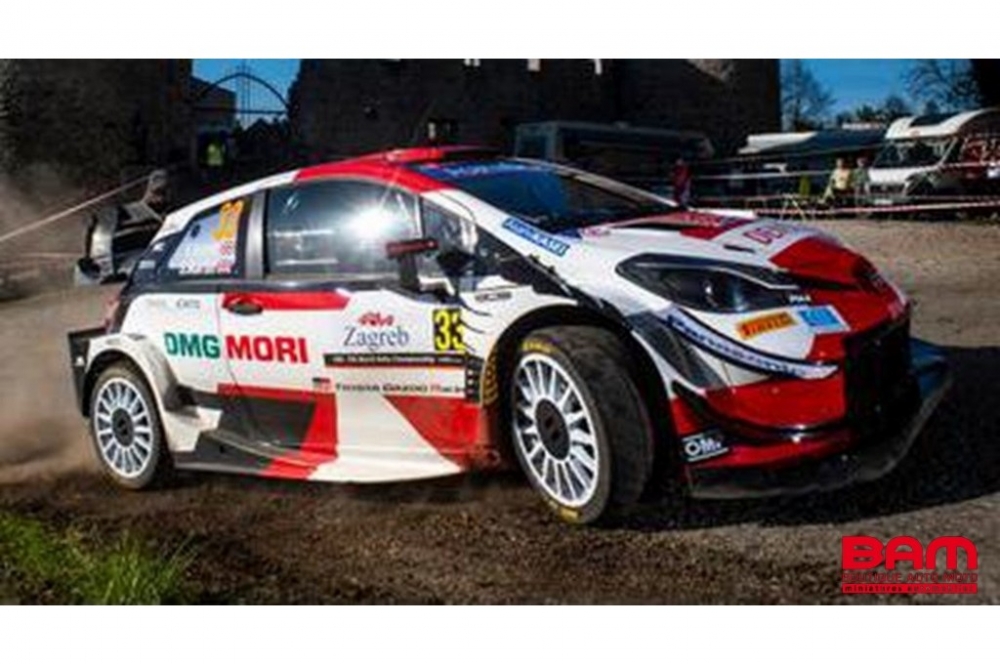 1:43 Toyota Yaris WRC #33 2nd Rally Croatia 2021 Elfyn Evans - Scott Martin - S6589