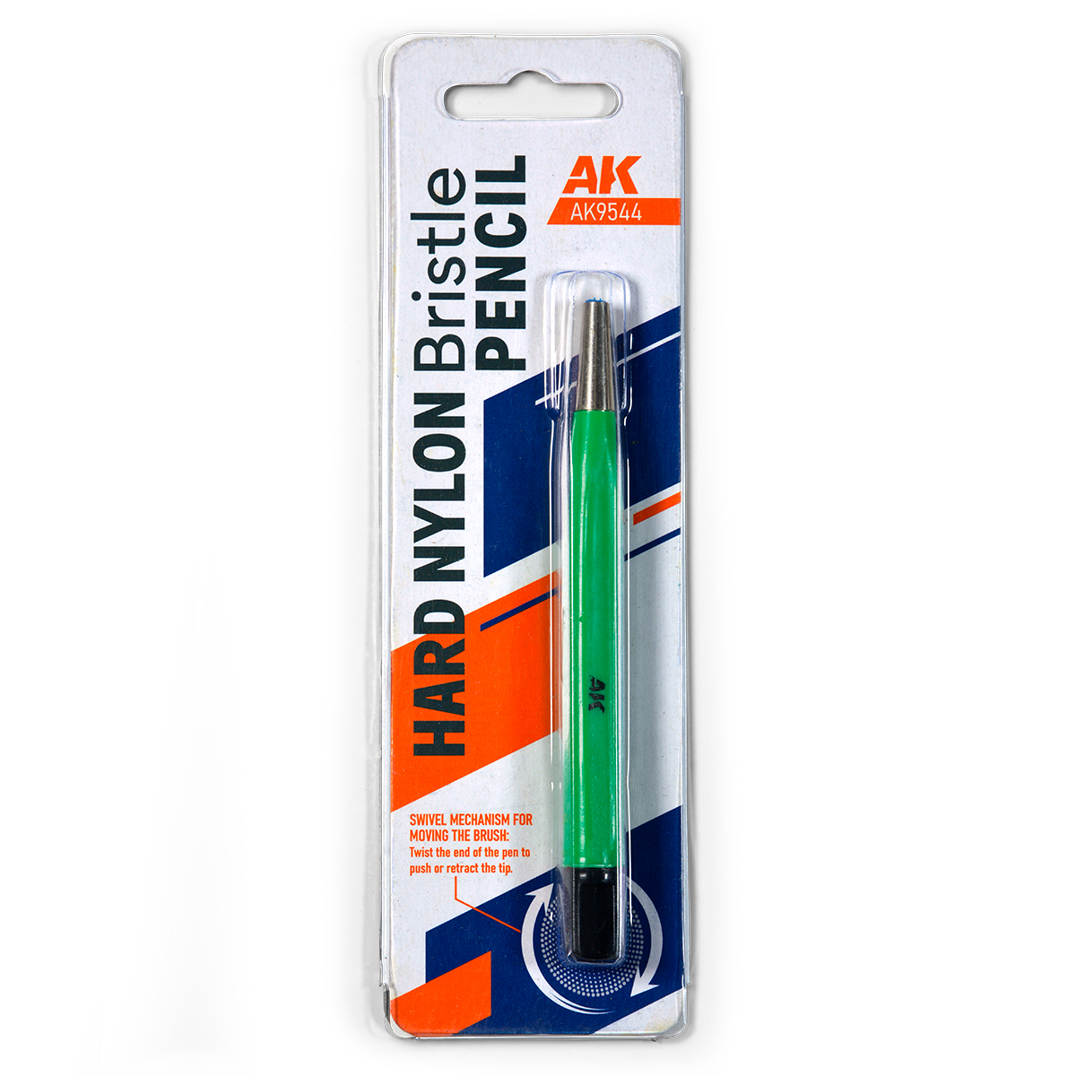 Карандаш с жесткой нейлоновой щетиной / Hard Nylon Bristle Pencil - AK9544