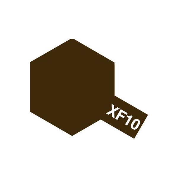 XF-10 Flat Brown (краска эмалевая, коричневый матовый), 10мл. - 80310