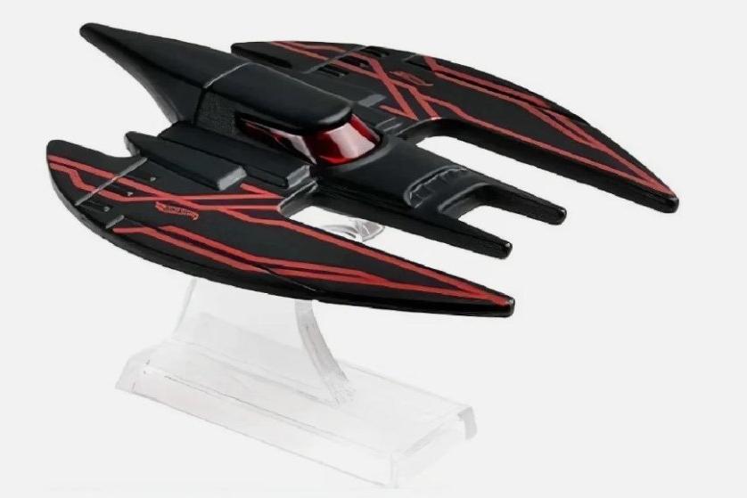 1:64 BATPLANE Batman Animated Series, black/red - HDG89-HLK62