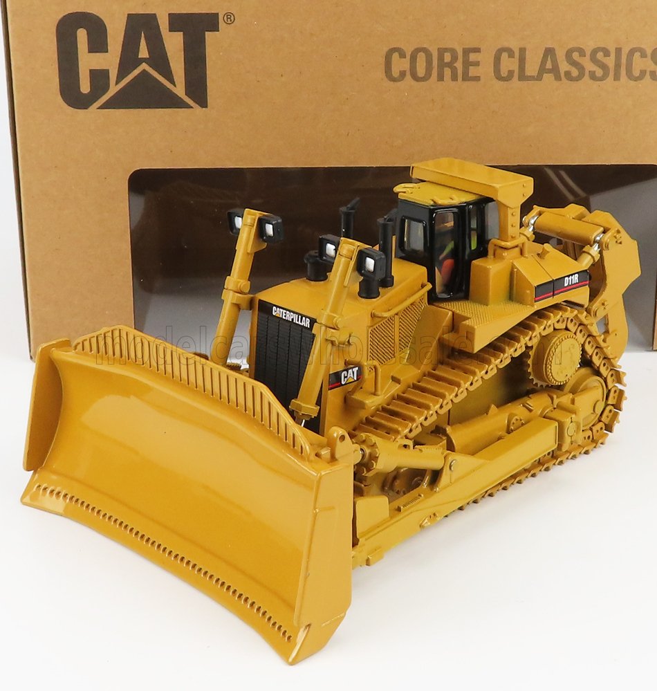 1:50 CATERPILLAR Catd11r Dozer Ruspa Cingolata - Scraper Type Tractor, Yellow Black - 85025c