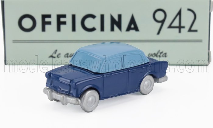 1:76 FIAT 600 Berlina Carrozzeria Mantelli (1957), 2 Tone Blue - ART2052B