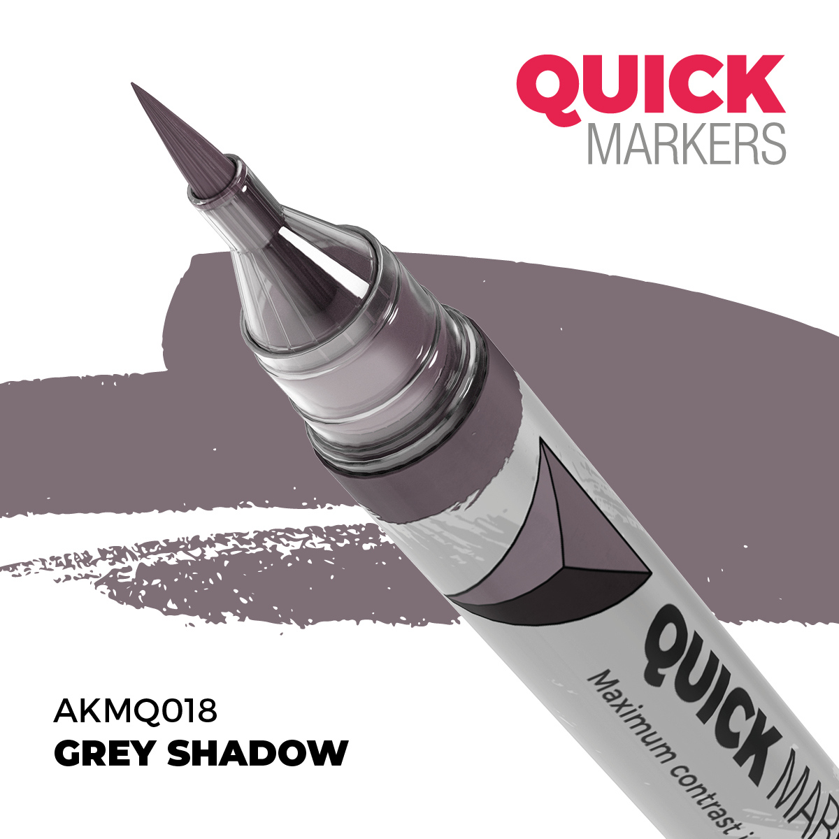 Маркер QUICK MARKER - Серая тень / Grey Shadow - AKMQ018