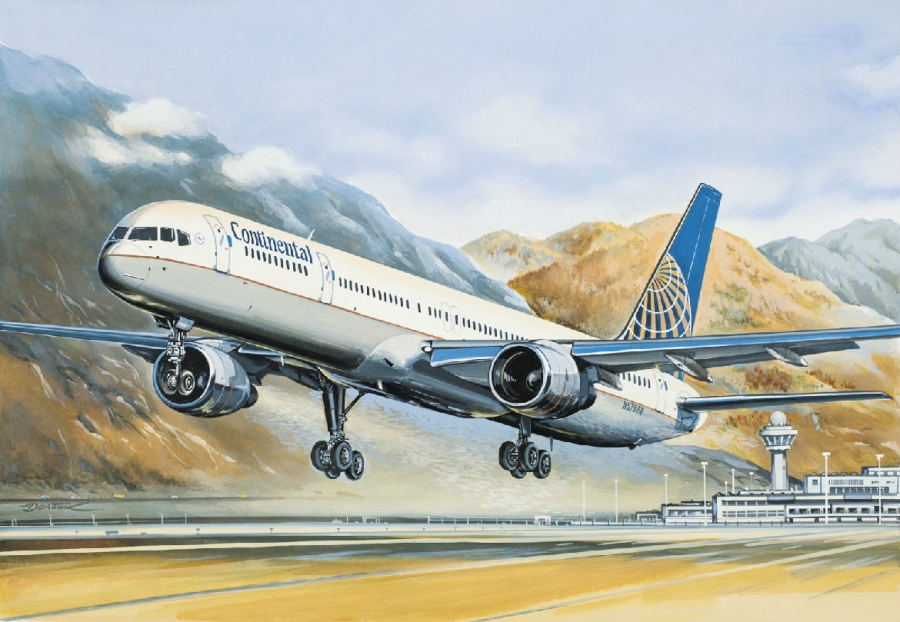 1:144 Сборная модель Авиалайнер Б-753 Continental - 14426