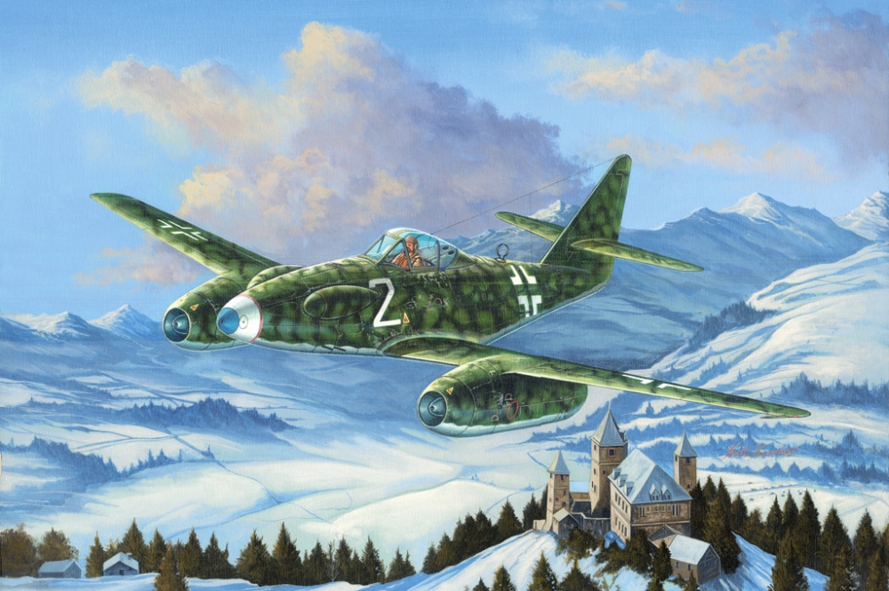 1:48 Сборная модель Самолет Messerschmitt Me-262 A-1a/U3 - 80371