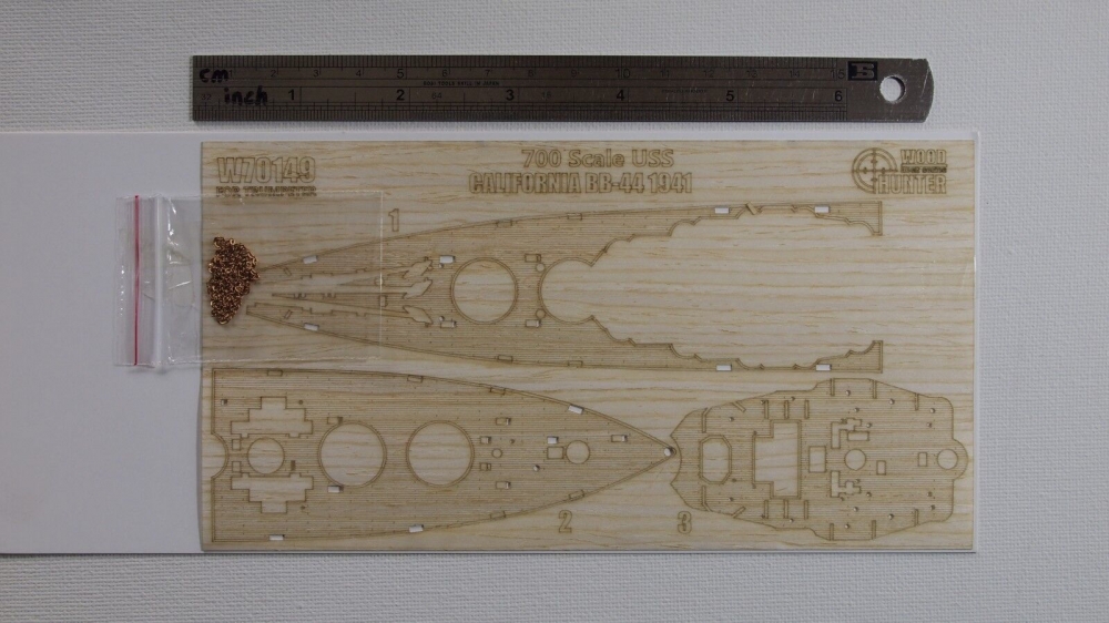 1:700 Набор деталей California BB-44 1941 (Trumpeter 05783) - W70149