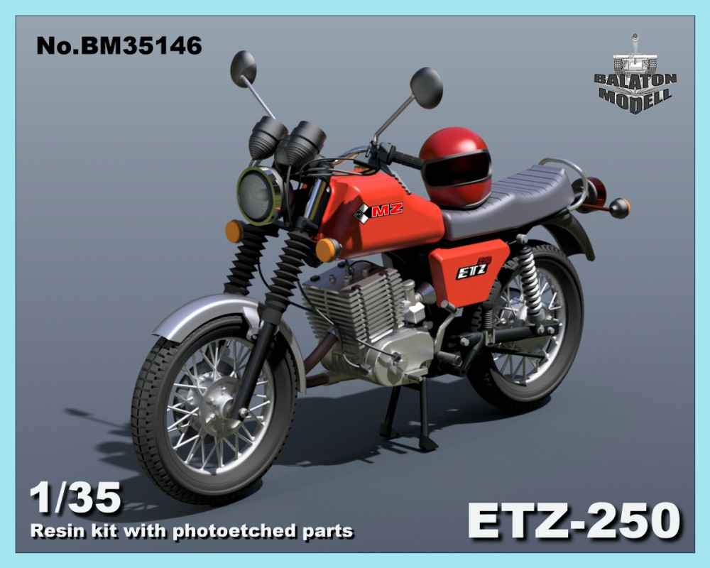 1:35 Сборная модель мотоцикл ЭТЗ-250 / ETZ-250 motorcycle - BM35146