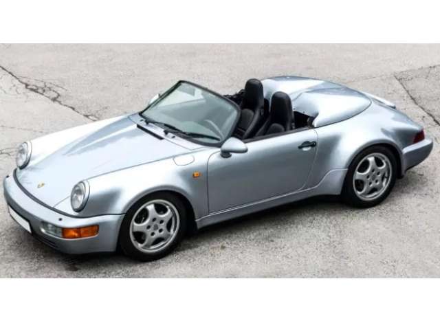 1:18 PORSCHE 911 Speedster WTL, (1993), polar silver metallic - 187150