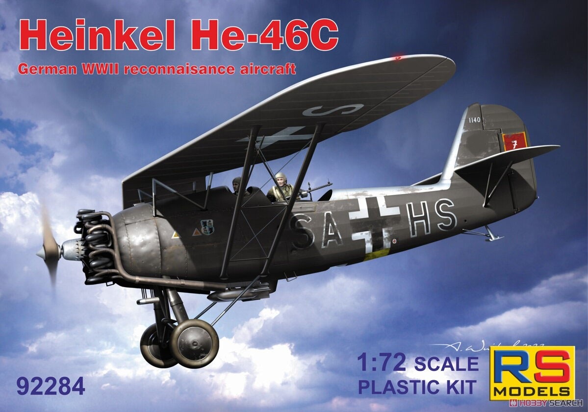 1:72 Сборная модель Heinkel He-46C 'Nachtschlacht' - 92284