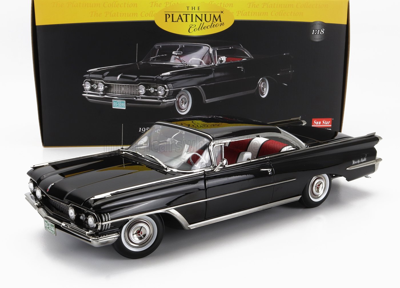 1:18 OLDSMOBILE 98 Hard-top (1959), Black - 5246