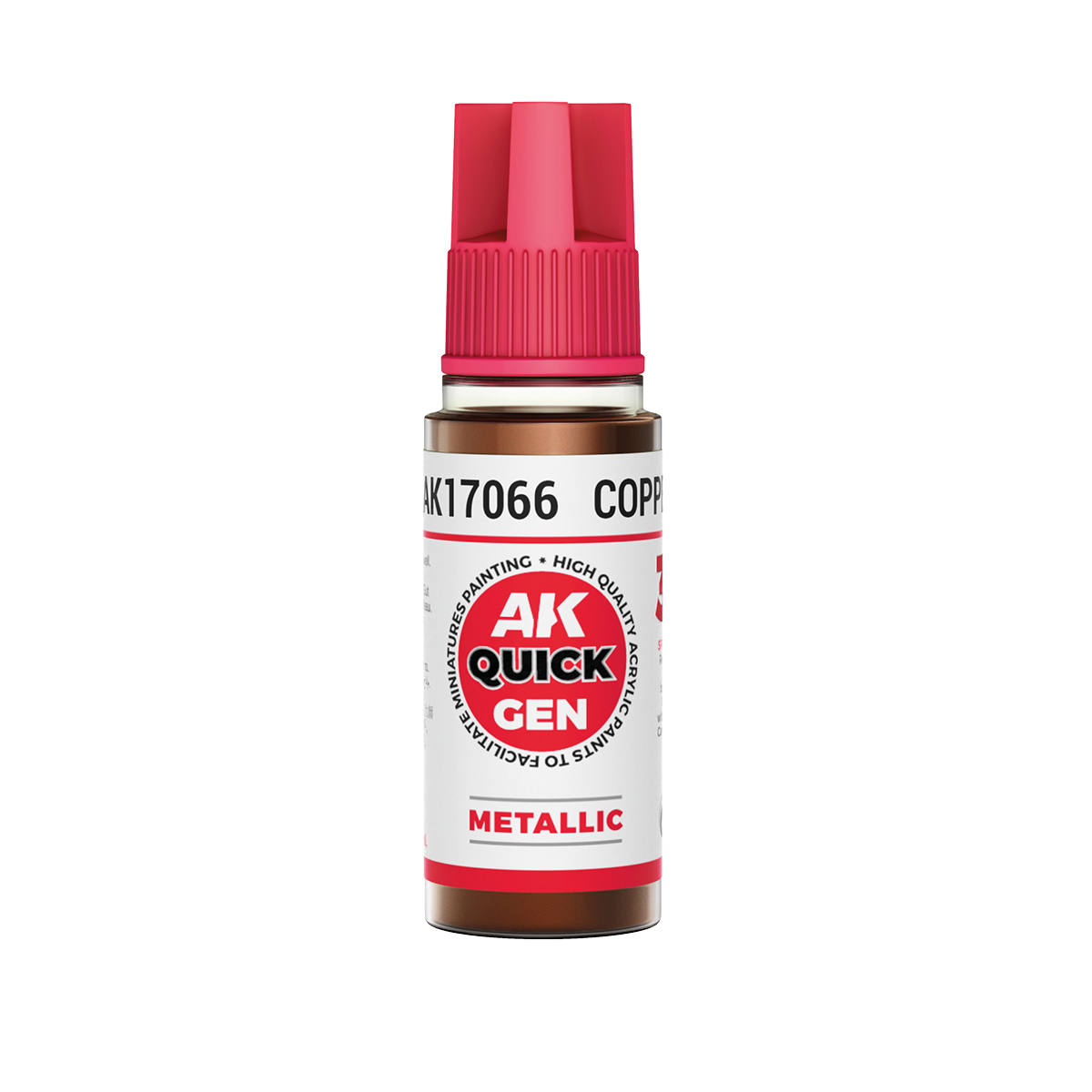 Краска акриловая QUICK GEN - Медь / COPPER, 18мл - AK17066