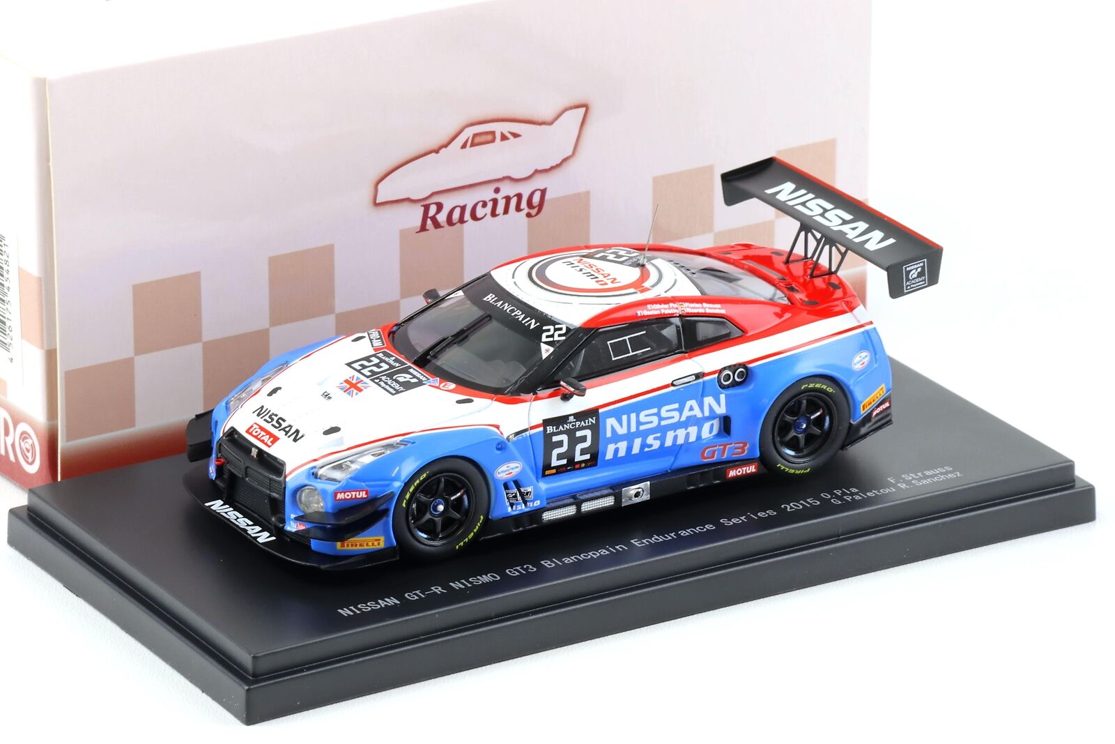 1:43 NISSAN GT-R NISMO GT3 Blancpain Endurance Series #22 Pla/Straus R35 (2015) - 45482