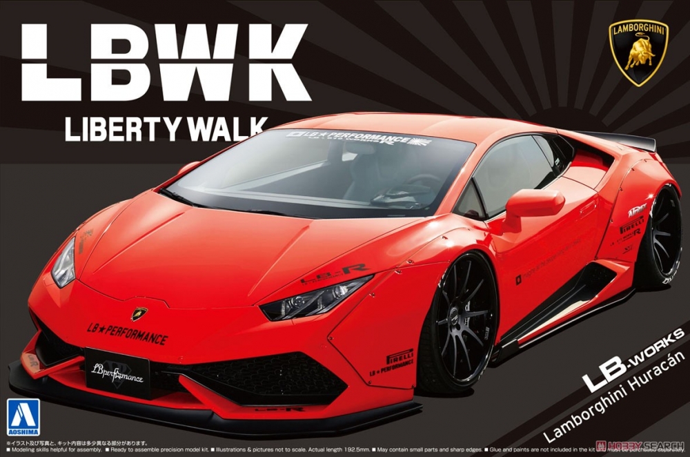 1:24 Сборная модель Lamborghini Huracan LB-Works Ver.1 - 05988