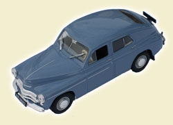 1:43 WARSZAWA M20, Kultowe Auta 1, синий - kul001
