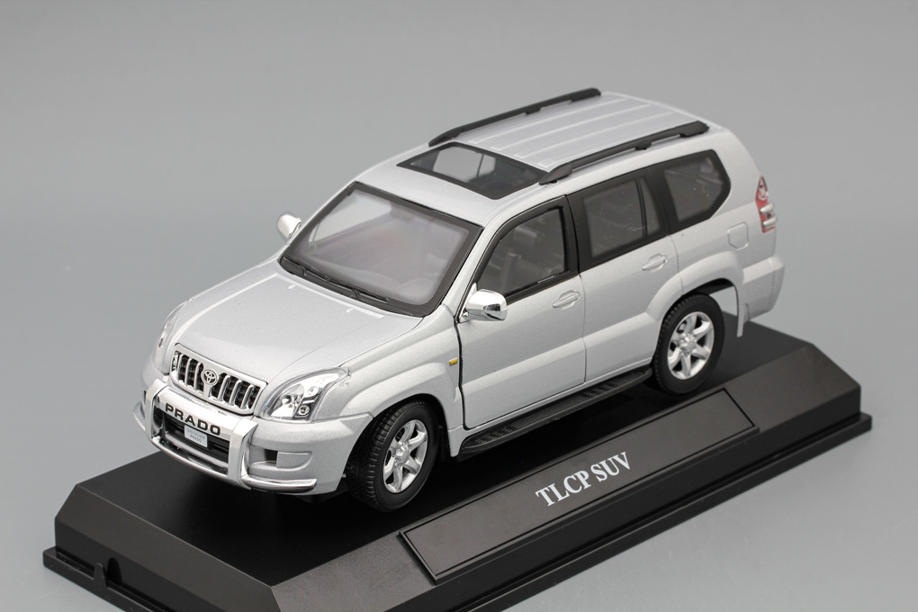 1:24 (Уценка!) TOYOTA Land Cruiser Prado SUV, silver - 125-004-Z3