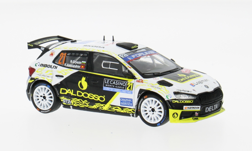 1:43 SKODA Fabia RS Rally2 #21 WRC Rally Monte Carlo N.Gryazin/K.Aleksandrov (2025) - RAM977