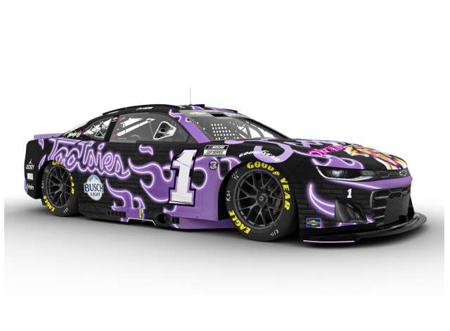 1:64 Chevrolet #1 Ross Chastain *Tootsies Orchid Lounge* black/purple/white 2025 - CX12565TOSRZ