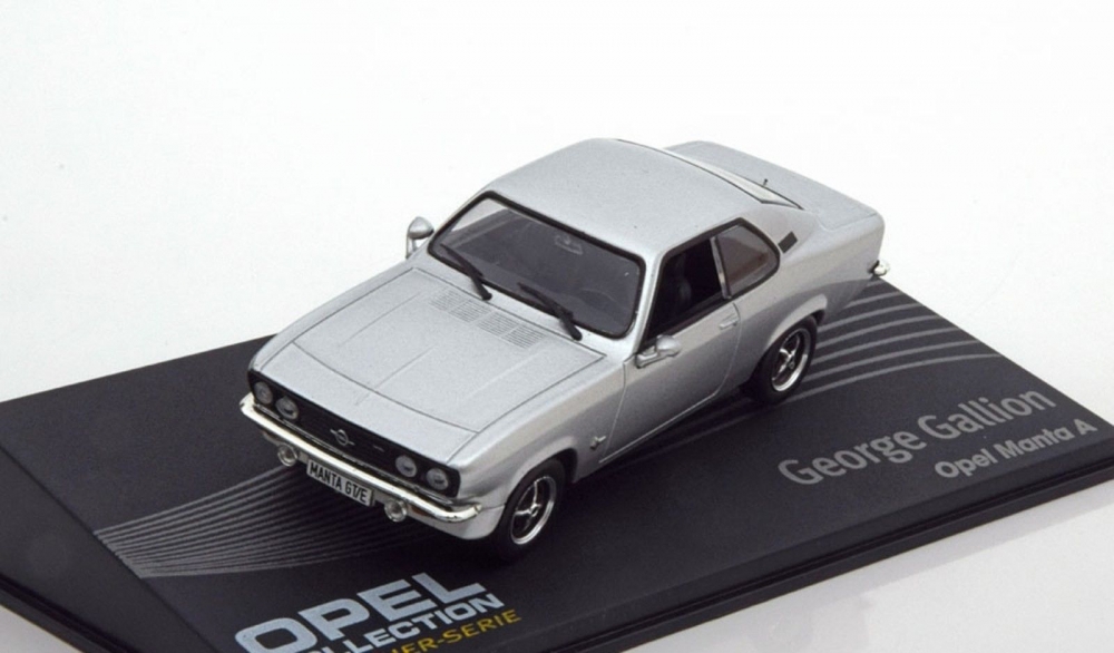 1:43 OPEL Manta A George Gallion 1970 Silver - OP128