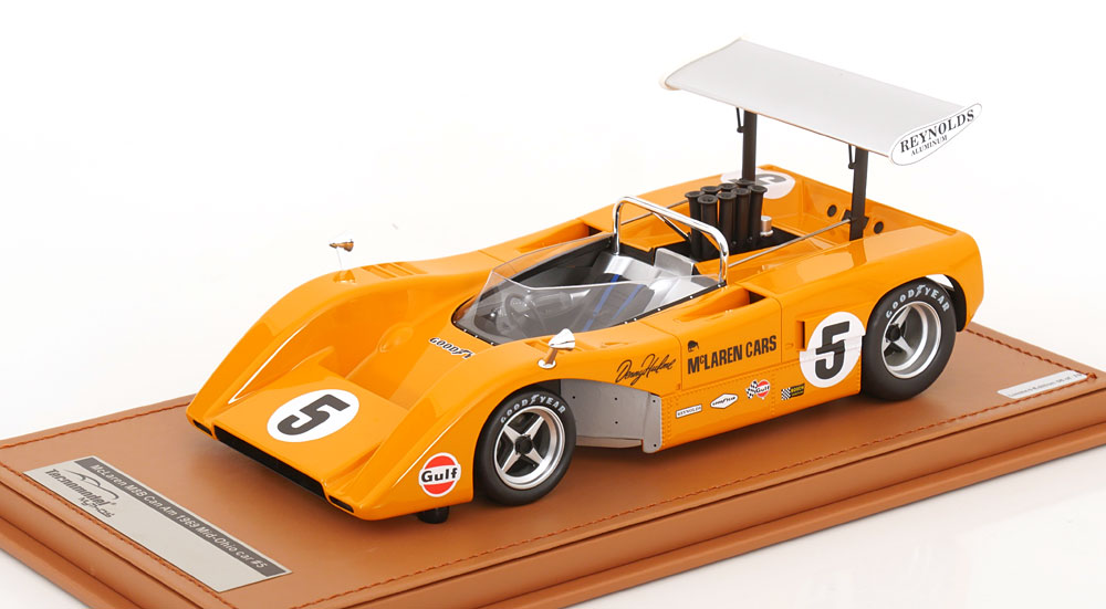 1:18 MCLAREN M8B Can-Am Winner Mid-Ohio, Hulme (1969) - TM18-330B