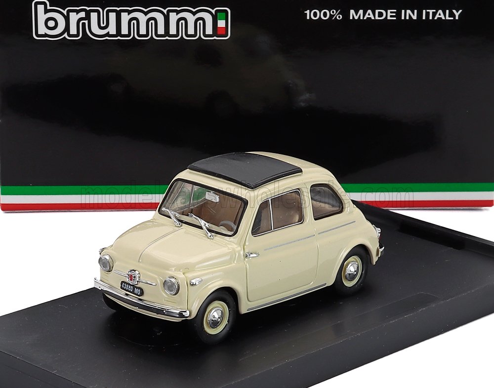 1:43 FIAT 500 Nuova Chiusa Closed (1959), Ivory - Avorio - R365-02-UPD-2026