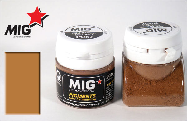 Пигмент Умеренно-коричневый 'Высохшее озеро 2' - P057