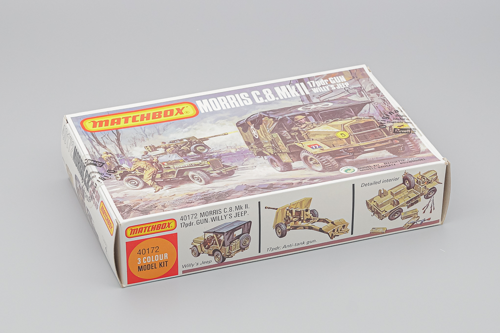 1:76 Сборная модель MORRIS C.8 17PDR GUN WILLY'S JEEP - 40172-X1
