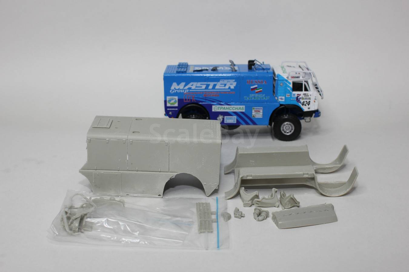 1:43 Набор для конверсии Камский грузовик Дакар 98 (№ 412)+декаль - MZ092