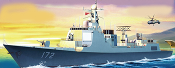 1:350 Сборная модель Chinese Navy Type 052D Missile Destroyer 'Kunming' (172) - NB5039