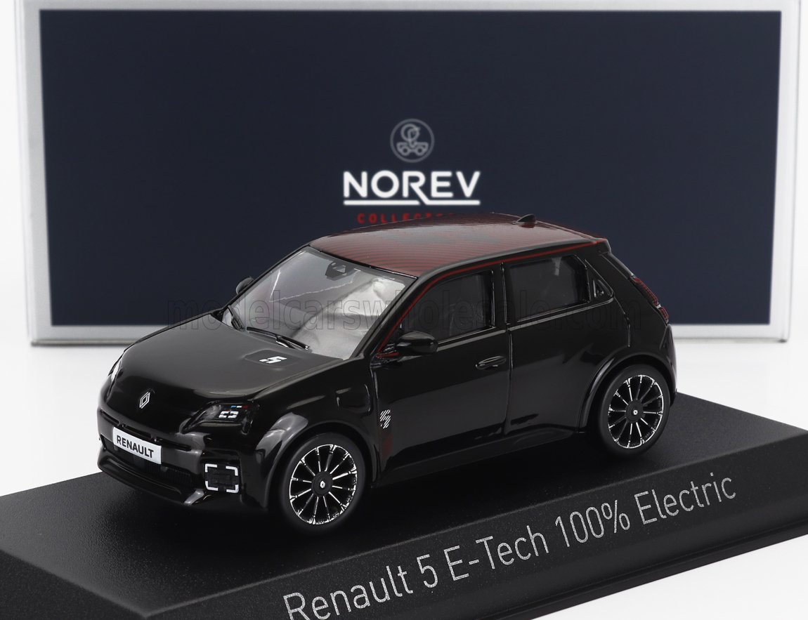 1:43 RENAULT R5 E-tech Full Electric (2025), Diamond Black Red - 510554