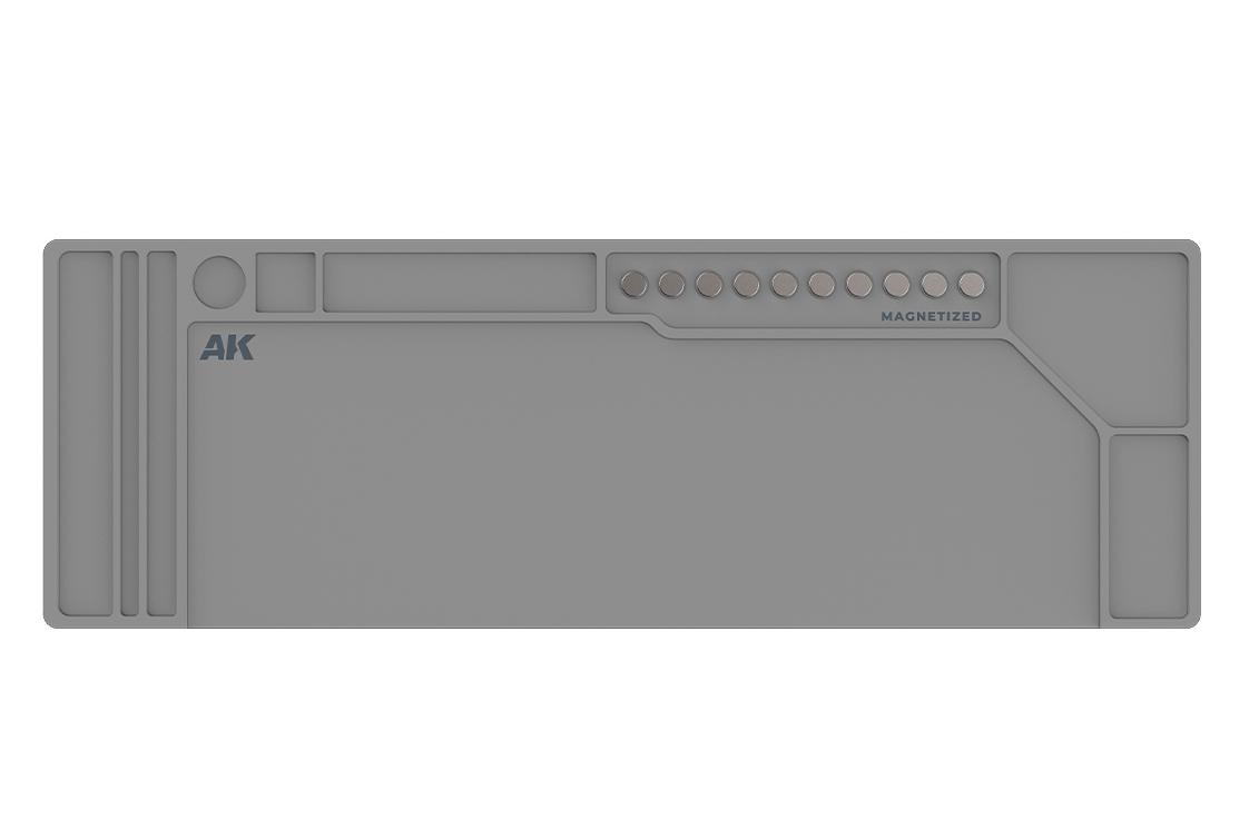 Силиконовый коврик серого цвета / Silicone tablecloth grey - AK9562