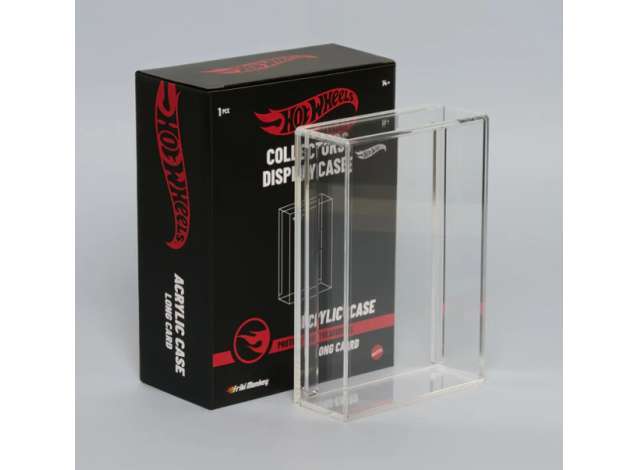1:64 Hot Wheels Collectors Acrylic Case Long Card- premium quality, 10.8cm x 16.4cm - acrylic-longCard