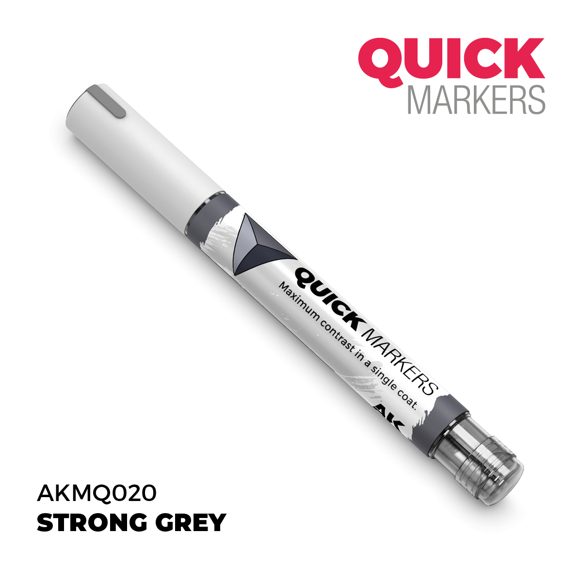 Маркер QUICK MARKER - Сильный серый / Strong Grey - AKMQ020
