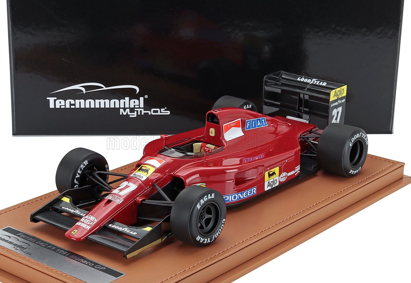 1:18 FERRARI F1 642 №27 Monaco Gp (1991) Alain Prost, Red Black - TM18-392B