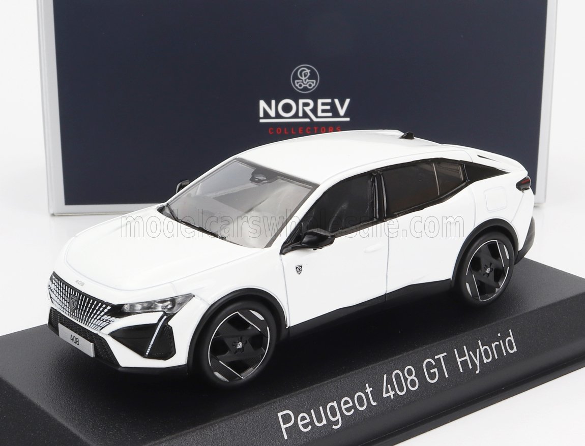 1:43 PEUGEOT 408 Gt Hybrid (2023), Pearl White - 474812