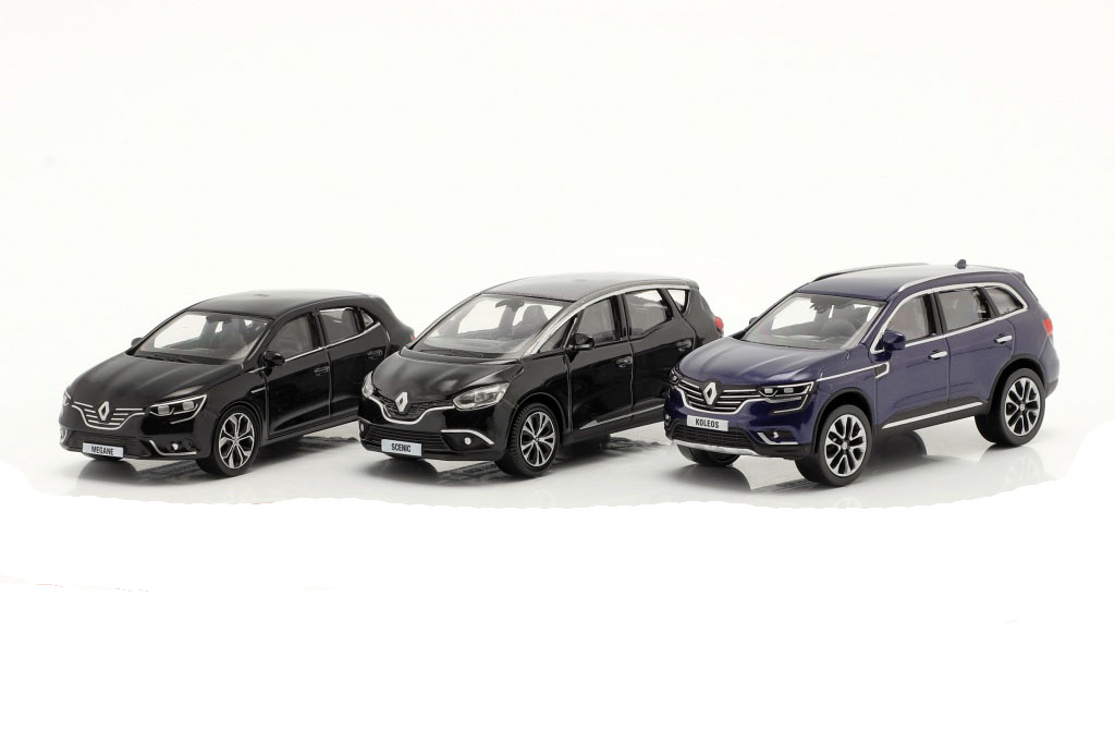 1:64 RENAULT Megane - Scenic - Koleos, 3-Car Set - 7711785873