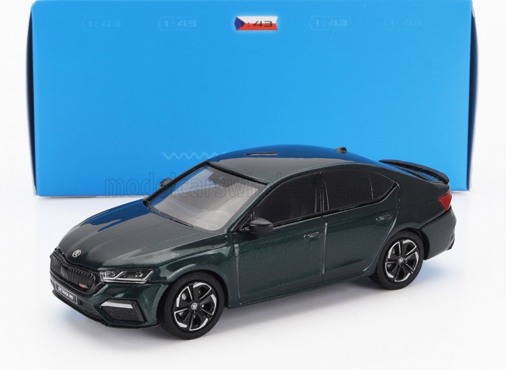 1:43 SKODA Octavia Iv Rs (2020), Green Met - 037HL