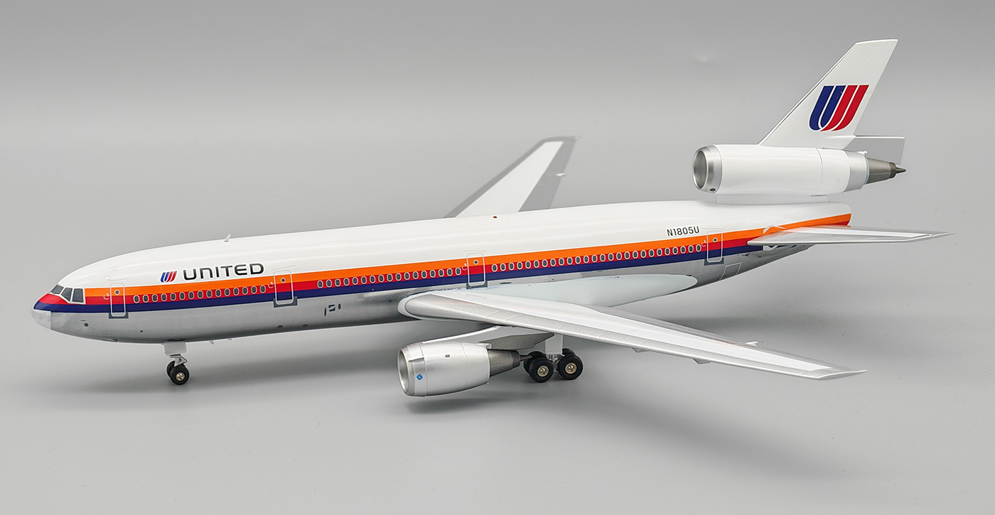 1:200 McDonnell Douglas DC-10: United Airlines (Reg #N1805U) - 4897033269322