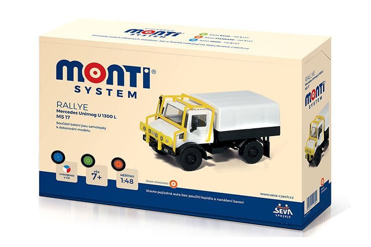 1:48 Сборная модель MERCEDES-BENZ Unimog U 1300 L Rallye - 0106-17