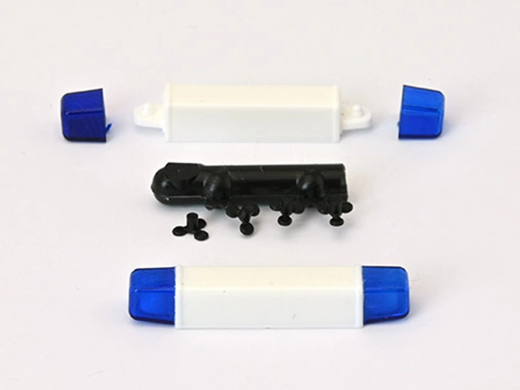 1:43 Проблесковый маяк Hella Light Old, белый/синий - B-43-024B