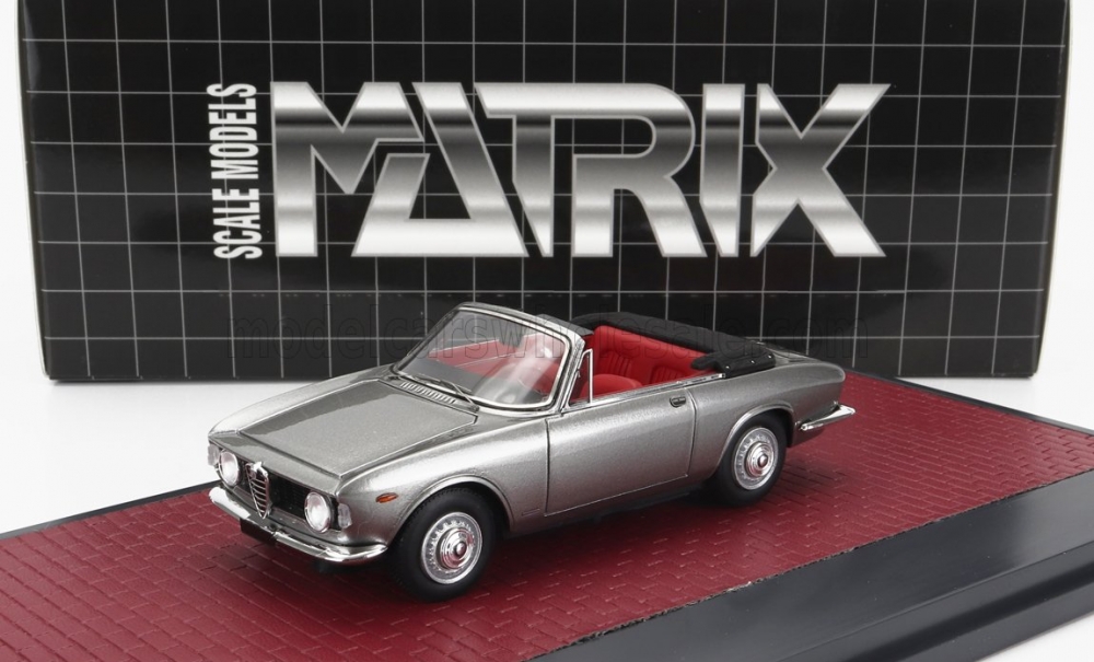 1:43 ALFA ROMEO Giulia Gtc Cabriolet Open (1964), Silver - MX40102-132