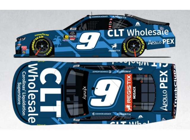 1:64 Chevrolet #9 Connor Mosack *CLT Wholesale*, blue/white 2025 - NX92565CLWCW