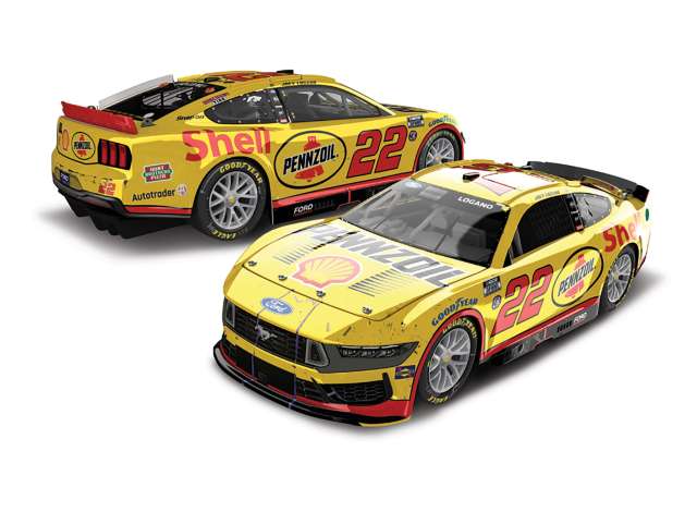 1:24 FORD Mustang #22 Joey Logano *Shell-Pennzoil*, yellow/red 2024 - W222423SHPJL9
