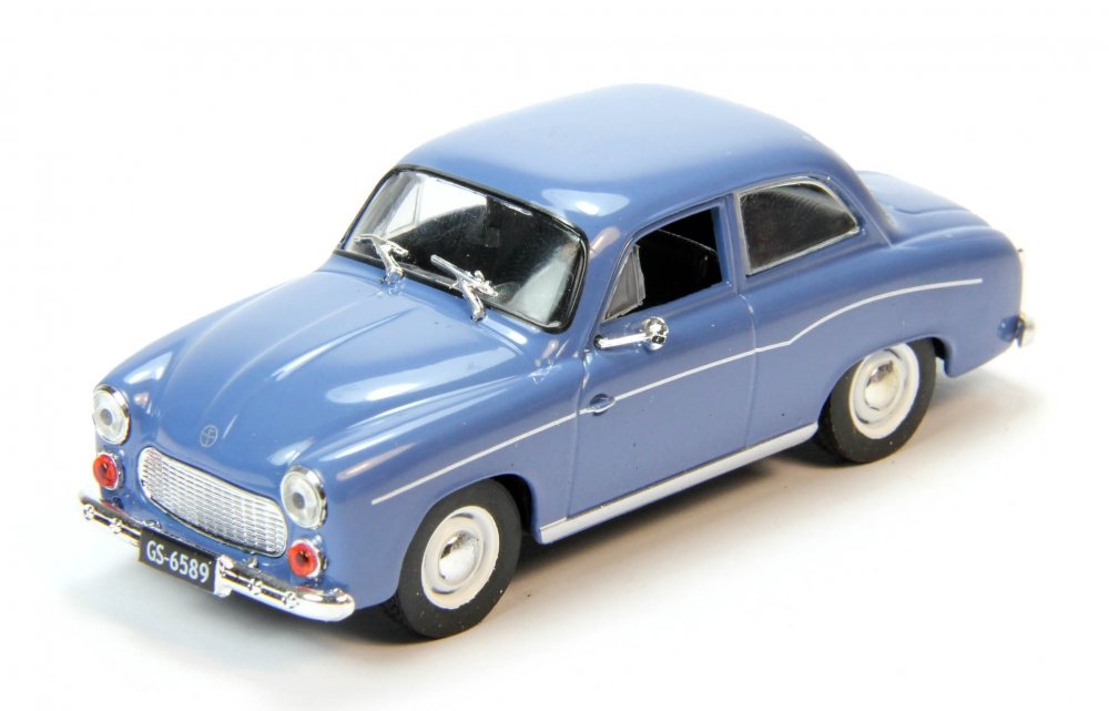1:43 SYRENA 104, Автолегенды СССР 174, голубой - AL174