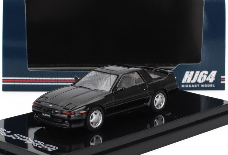 1:64 TOYOTA Supra (a70) 2.5 Gt Twin Turbo (1990), Black - HJ642026LBK