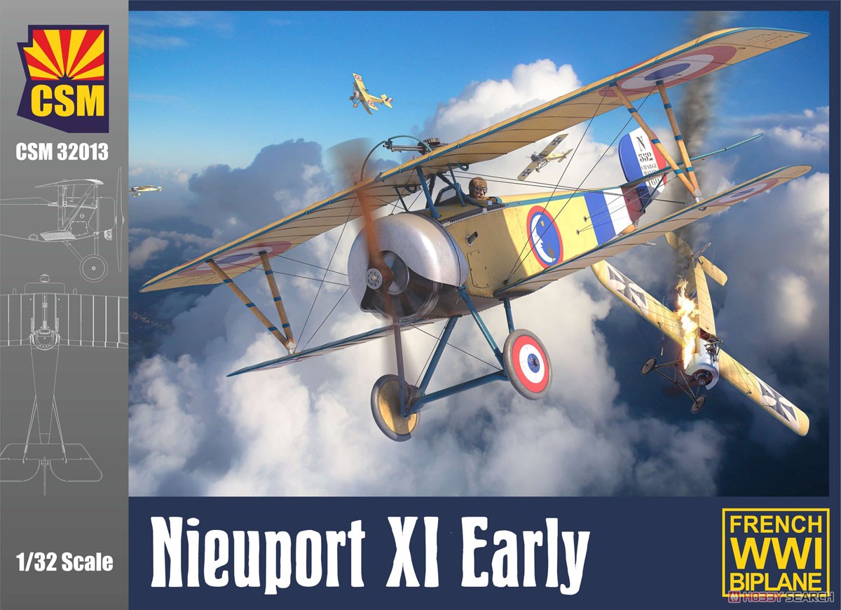 1:32 Сборная модель самолет Nieuport 11, ранний - CSM 32013